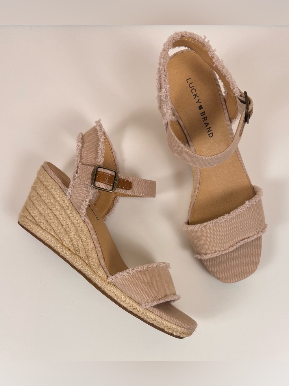 Lucky Brand Mindra Espadrille Wedge Sandal